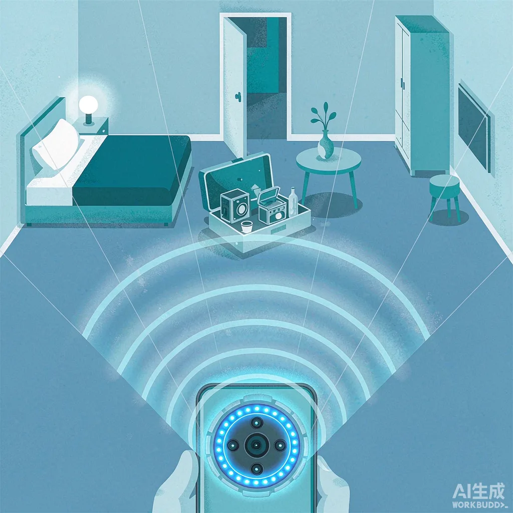 智能手机搭配 LED 手机壳检测隐藏摄像头