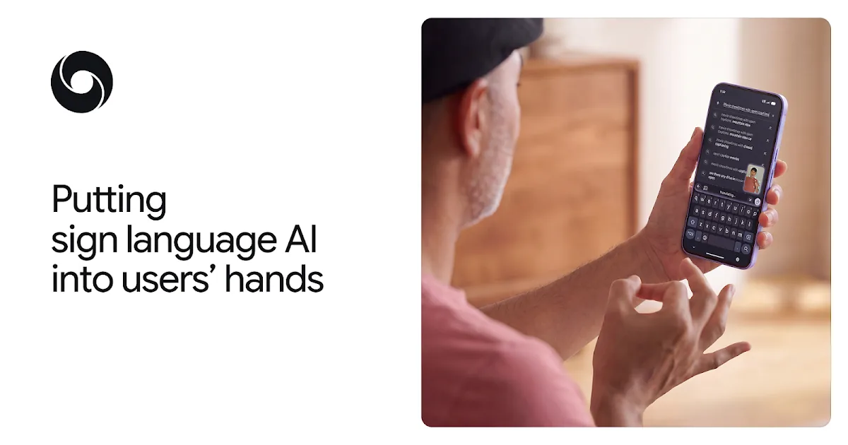 谷歌手语 AI 落地手机,打手势就能发消息