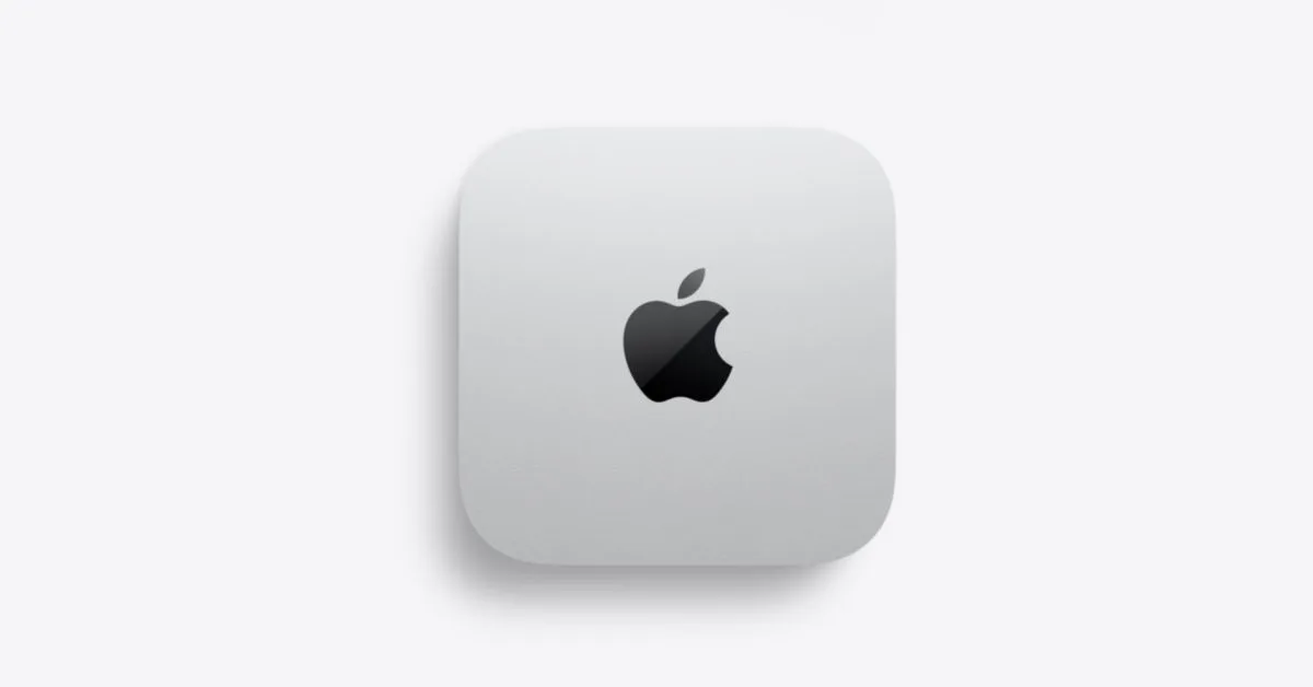 M6 Mac mini 俯视图