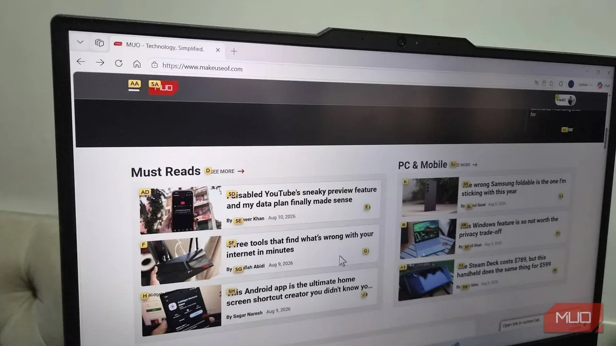 浏览网页总要摸鼠标?一个免费扩展让键盘全包