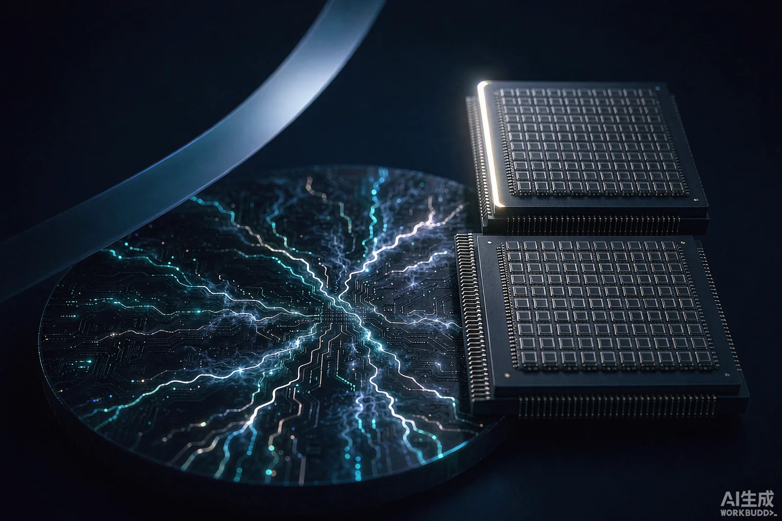 长鑫科技 DRAM 存储芯片示意