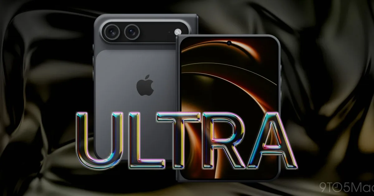 iPhone Ultra 折叠屏概念渲染