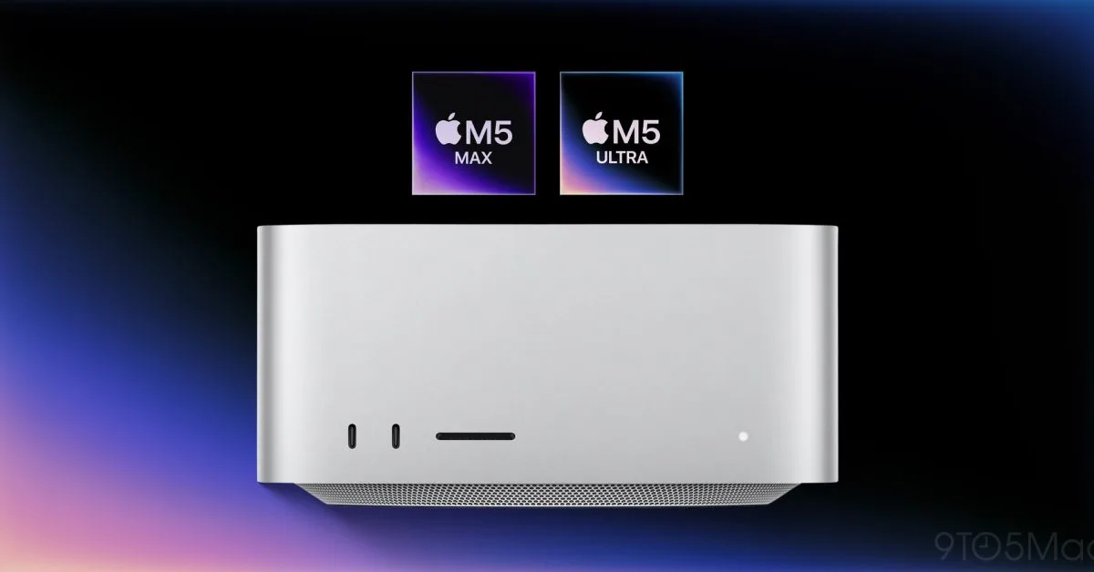 苹果发布M5版Mac Studio 最高512GB统一内存