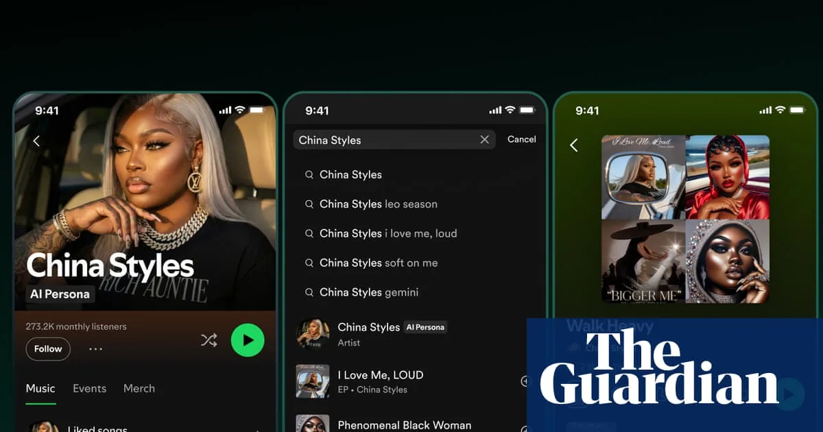 Spotify 给 AI 歌手贴标，默认不再推荐