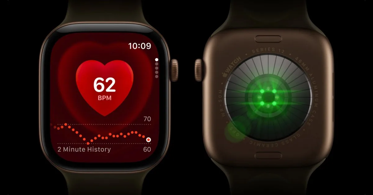 Apple Watch Series 12 健康感测系统示意