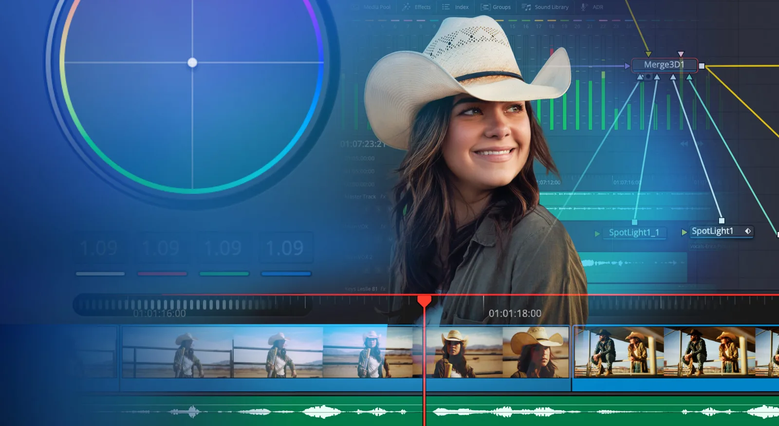 DaVinci Resolve 21.1 界面