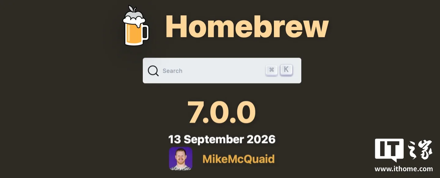Homebrew 7.0.0 更新：原生 macOS App 上线