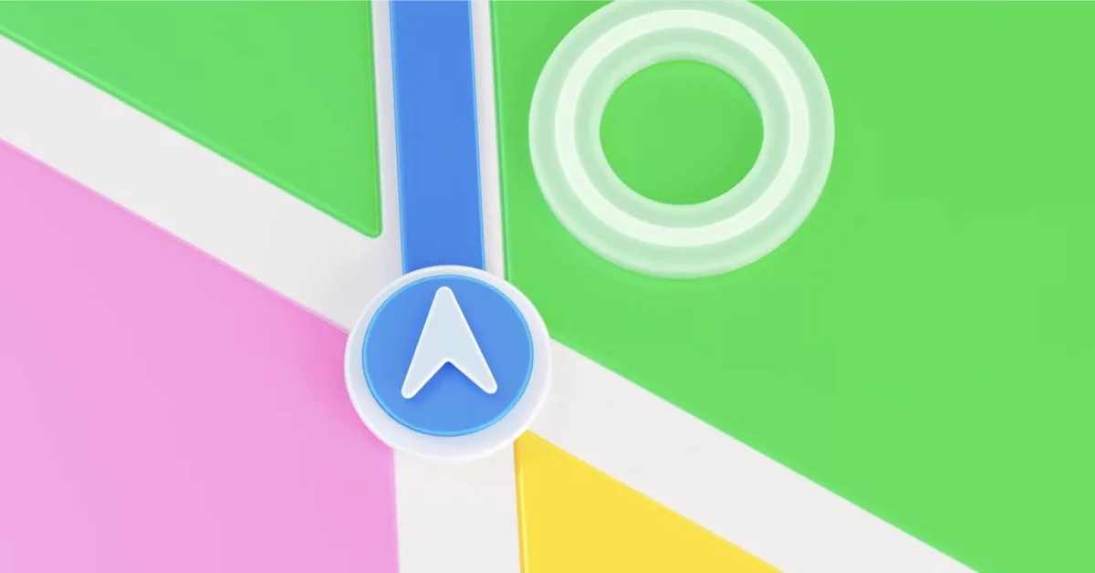 福特 Fathom 电动车搭载的原生 Apple Maps 界面示意