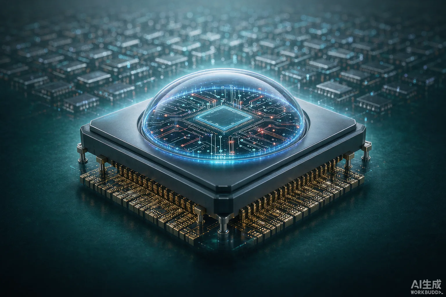 谷歌 TPU 与数据中心概念图