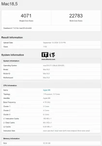 苹果 M6 Mac mini 跑分首曝:单核涨 24%、多核涨 48% ith849_m6macmini_header