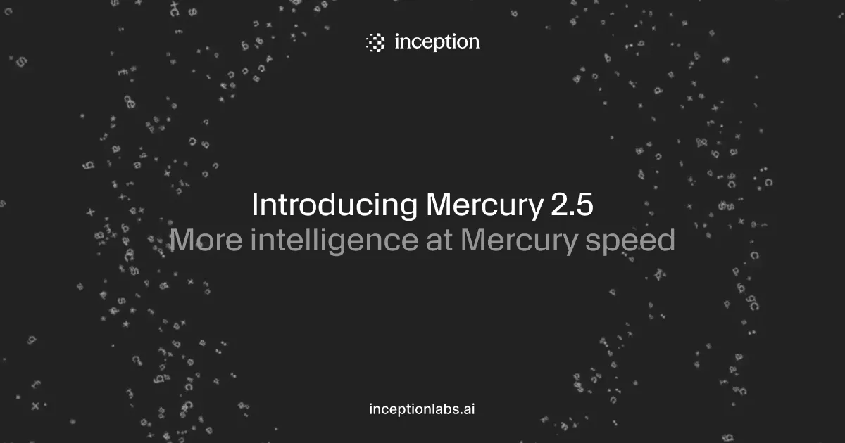 Mercury 2.5 官方宣传图