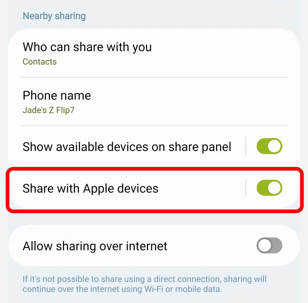 三星Quick Share打通苹果AirDrop：安卓直传iPhone
