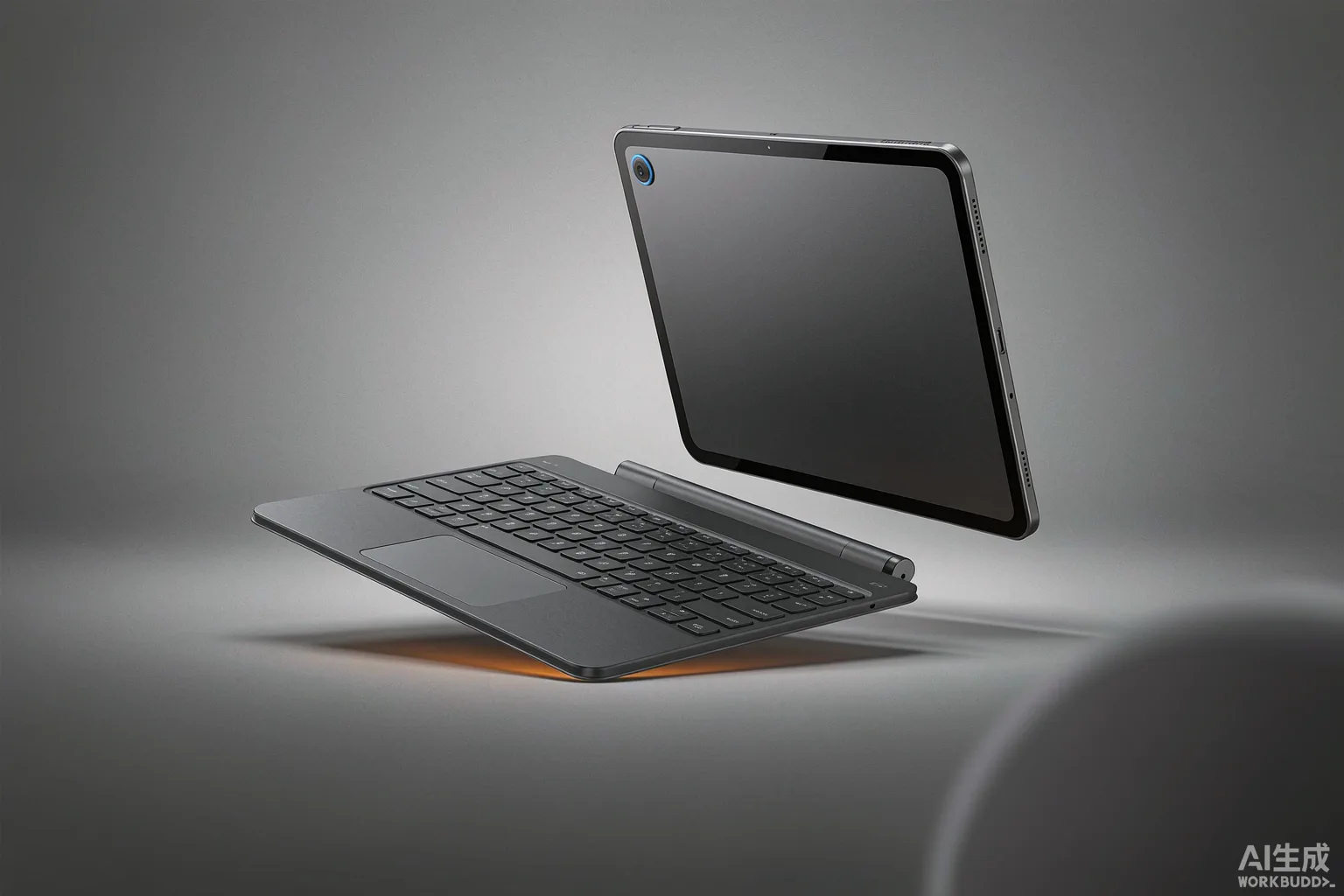 图片来源:示意图(AI 生成) HMD Slate Tab 5G 概念图