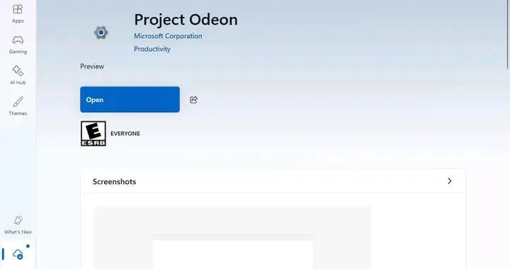 微软暗测 Project Odeon:Windows 设置或将上架商店